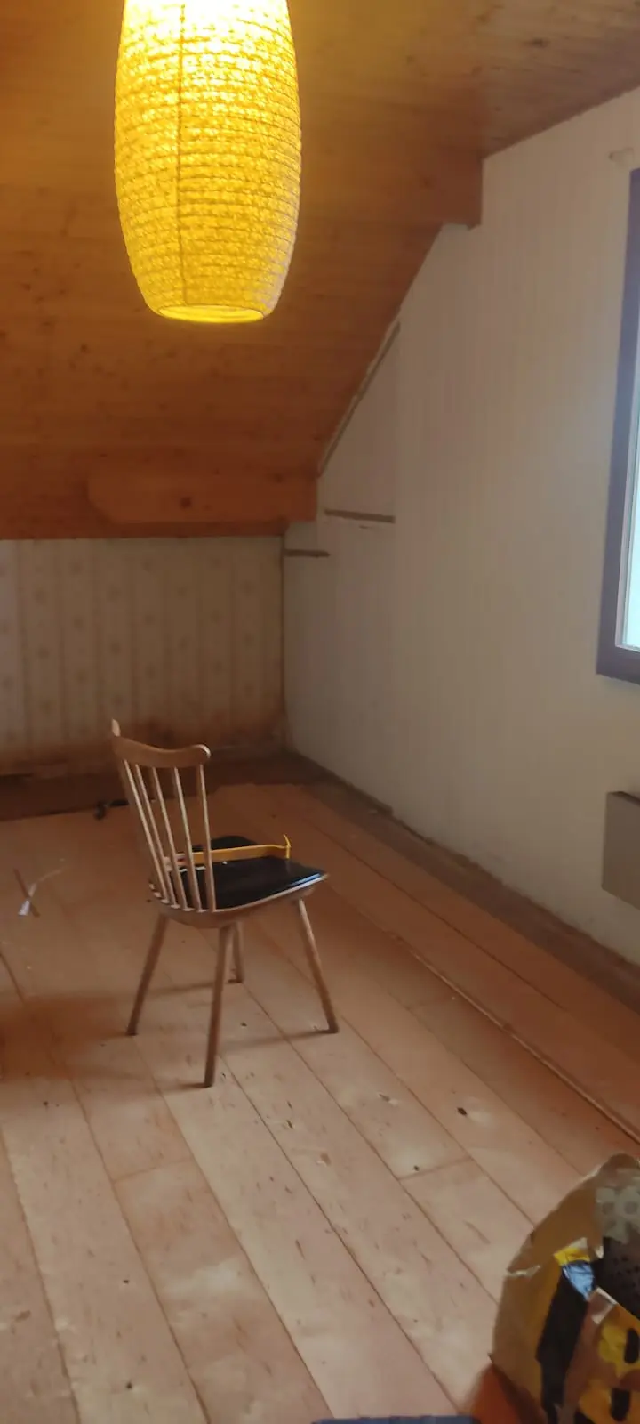 Rénovation peinture intérieure à Valserhône - avant travaux